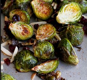 Cran Almond Brussel Sprouts